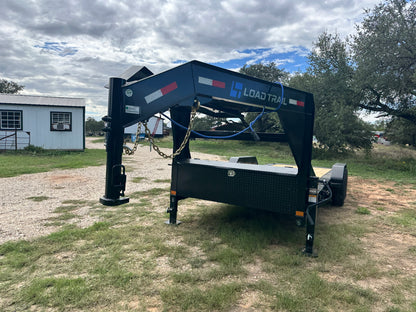 LoadTrail 83"x20' Gooseneck Tilt Tandem BLACK 5351