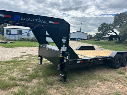 LoadTrail 83"x20' Gooseneck Tilt Tandem BLACK 5351