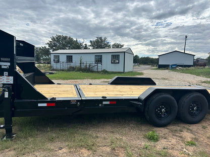 LoadTrail 83"x20' Gooseneck Tilt Tandem BLACK 5351