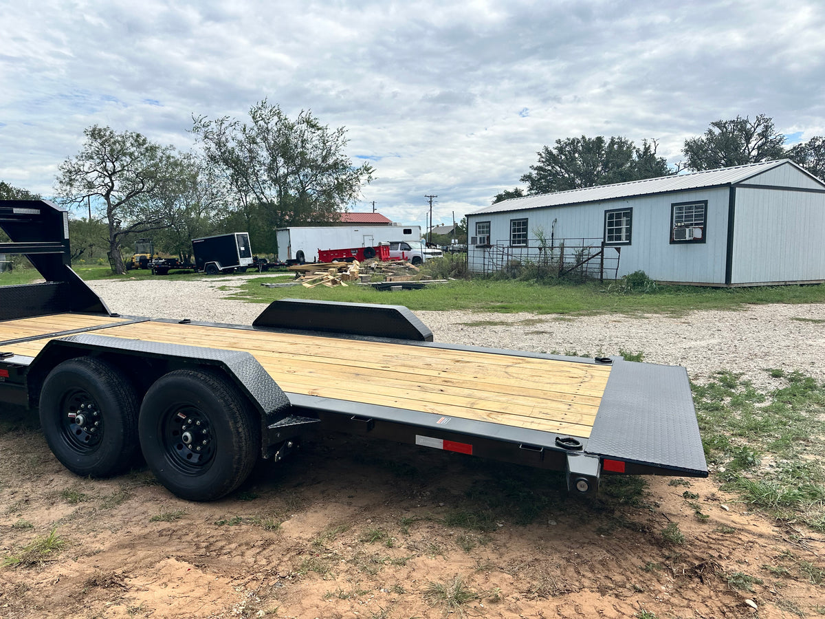 LoadTrail 83"x20' Gooseneck Tilt Tandem BLACK 5351