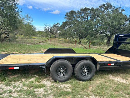 LoadTrail 83"x20' Gooseneck Tilt Tandem BLACK 5351