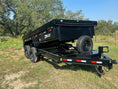 Load image into Gallery viewer, Delco 83"x14' Tandem Dump 14K - 9800
