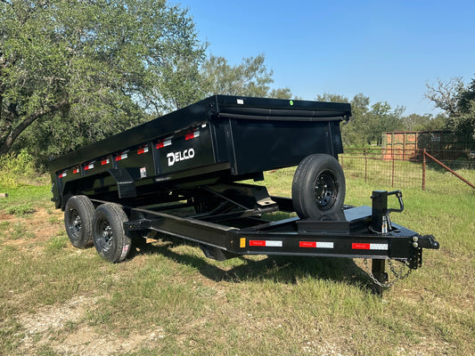 Delco 83"x14' Tandem Dump 14K - 9800