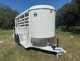 Load image into Gallery viewer, WW 5'x14' Livestock Trailer WHITE - 8206
