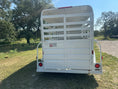 Load image into Gallery viewer, WW 5'x14' Livestock Trailer WHITE - 8206
