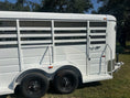 Load image into Gallery viewer, WW 5'x14' Livestock Trailer WHITE - 8206
