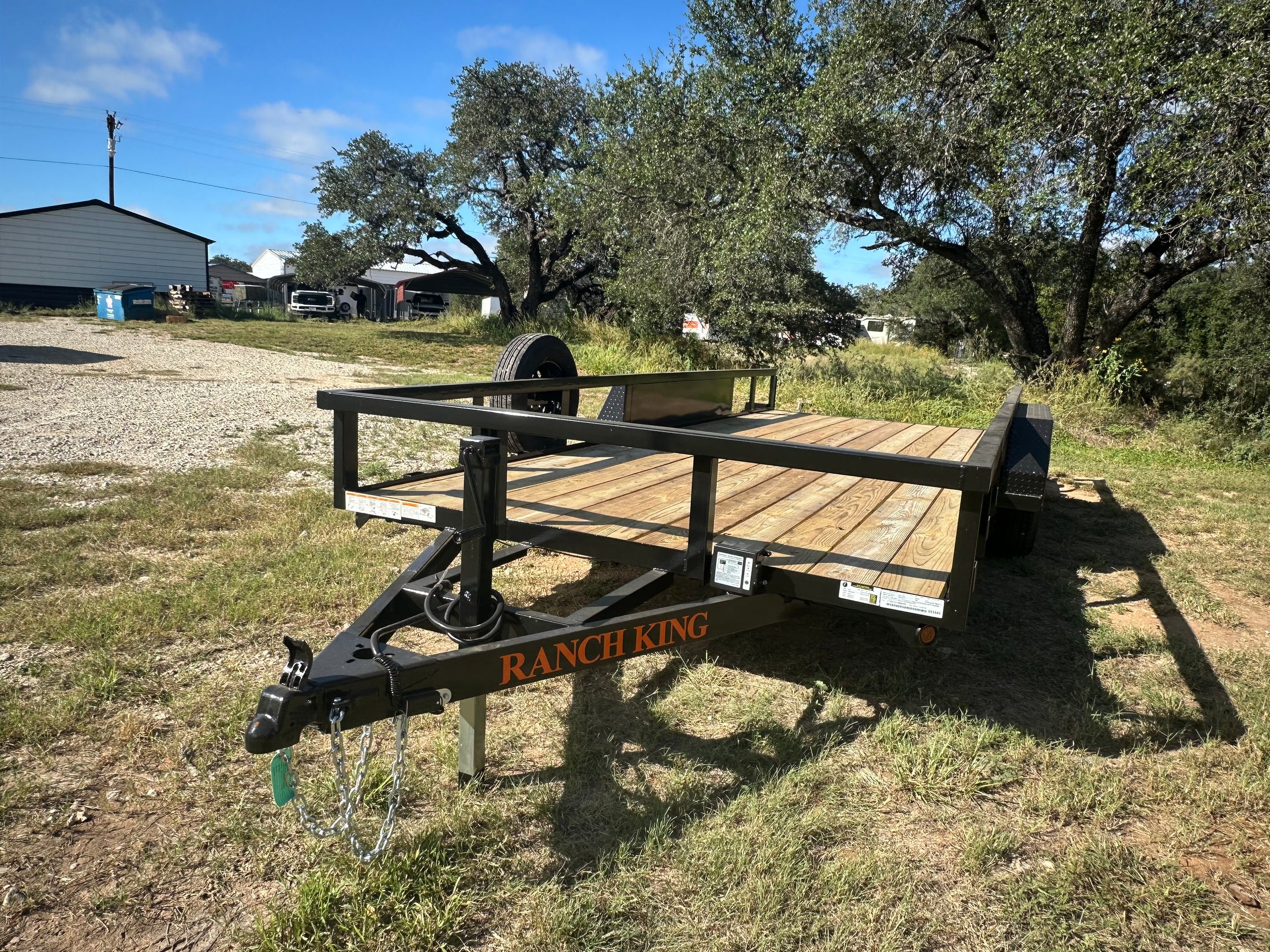 Ranch King 6'10"x18' Tandem Utility Trailer - 2545