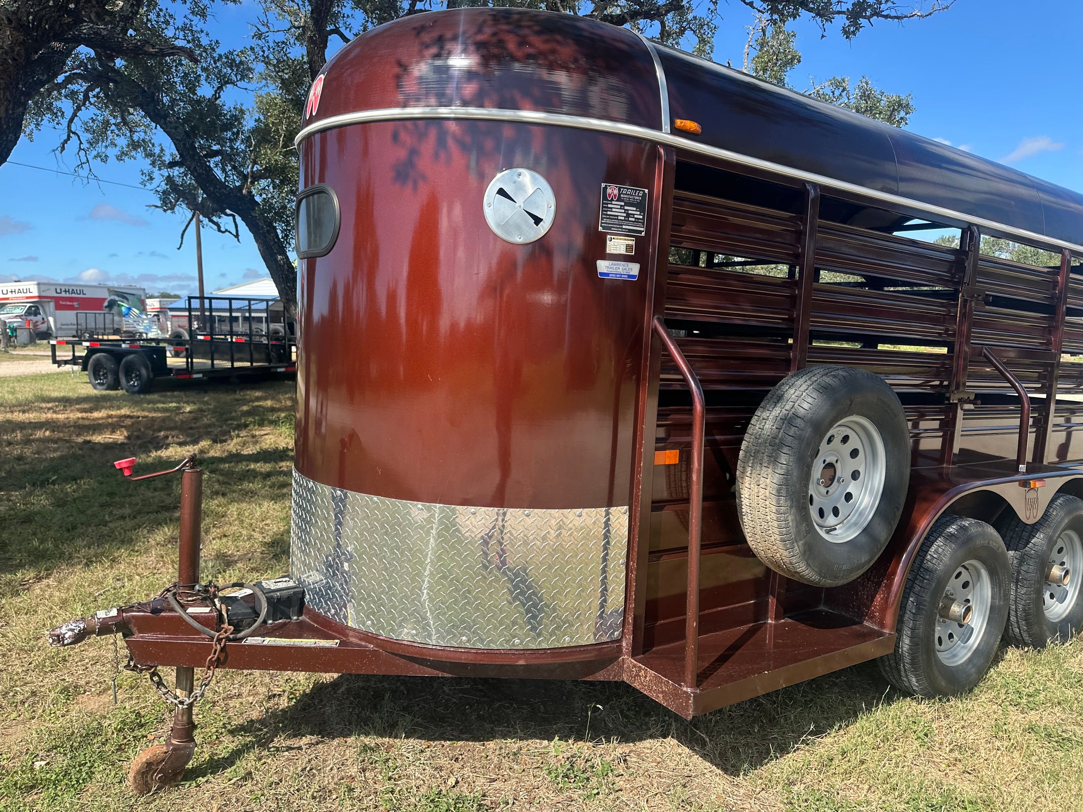 USED WW -14x5 2016 Livestock Trailer - VIN 5411