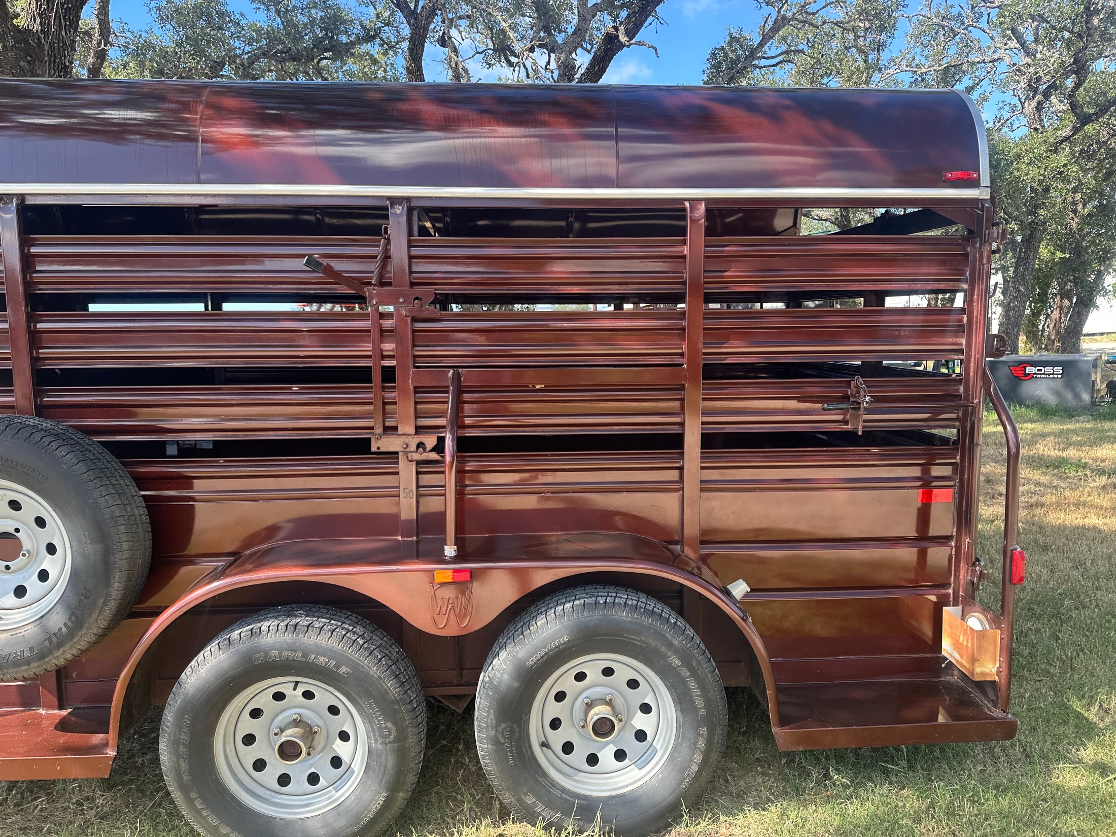 USED WW -14x5 2016 Livestock Trailer - VIN 5411