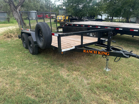 USED Ranch King 6'x12' Tandem Utility - 8758