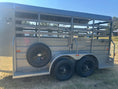 Load image into Gallery viewer, WW 5'X14' Livestock Trailer SILVER - 8204

