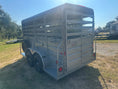Load image into Gallery viewer, WW 5'X14' Livestock Trailer SILVER - 8204
