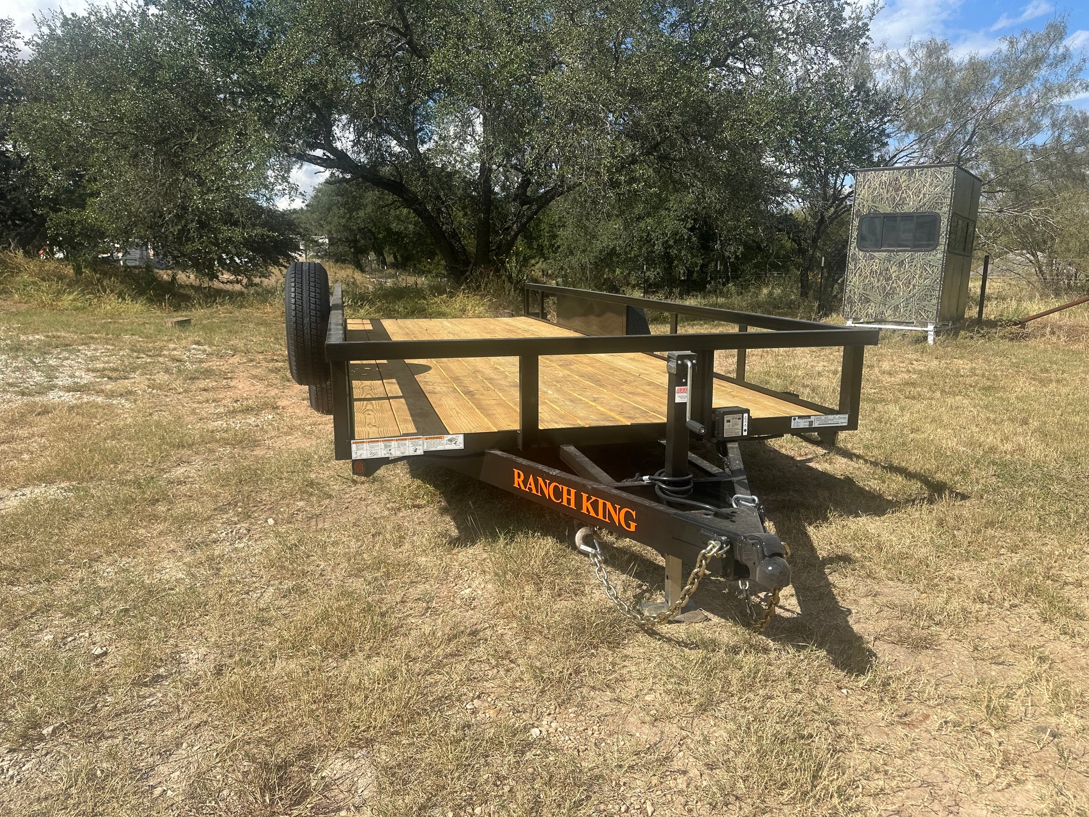 Ranch King 6'10"x20' Tandem Utility 10k RAMPS - 2478