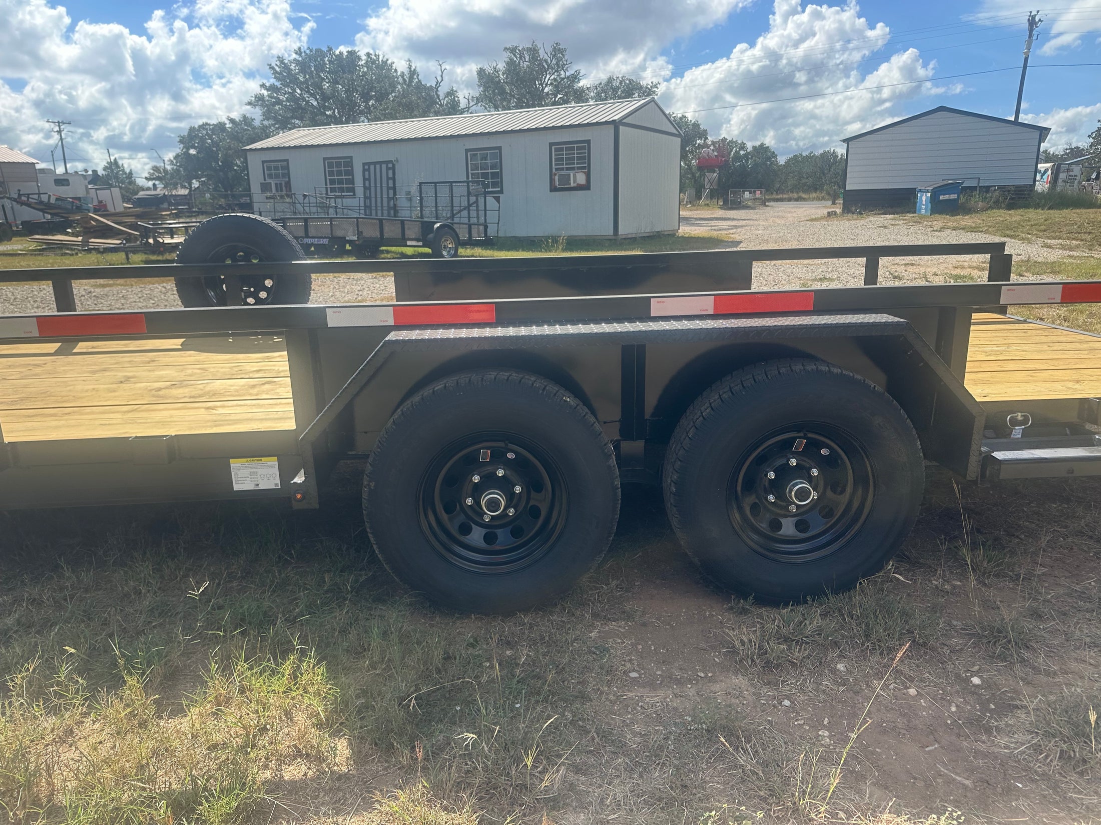 Ranch King 6'10"x20' Tandem Utility 10k RAMPS - 2478