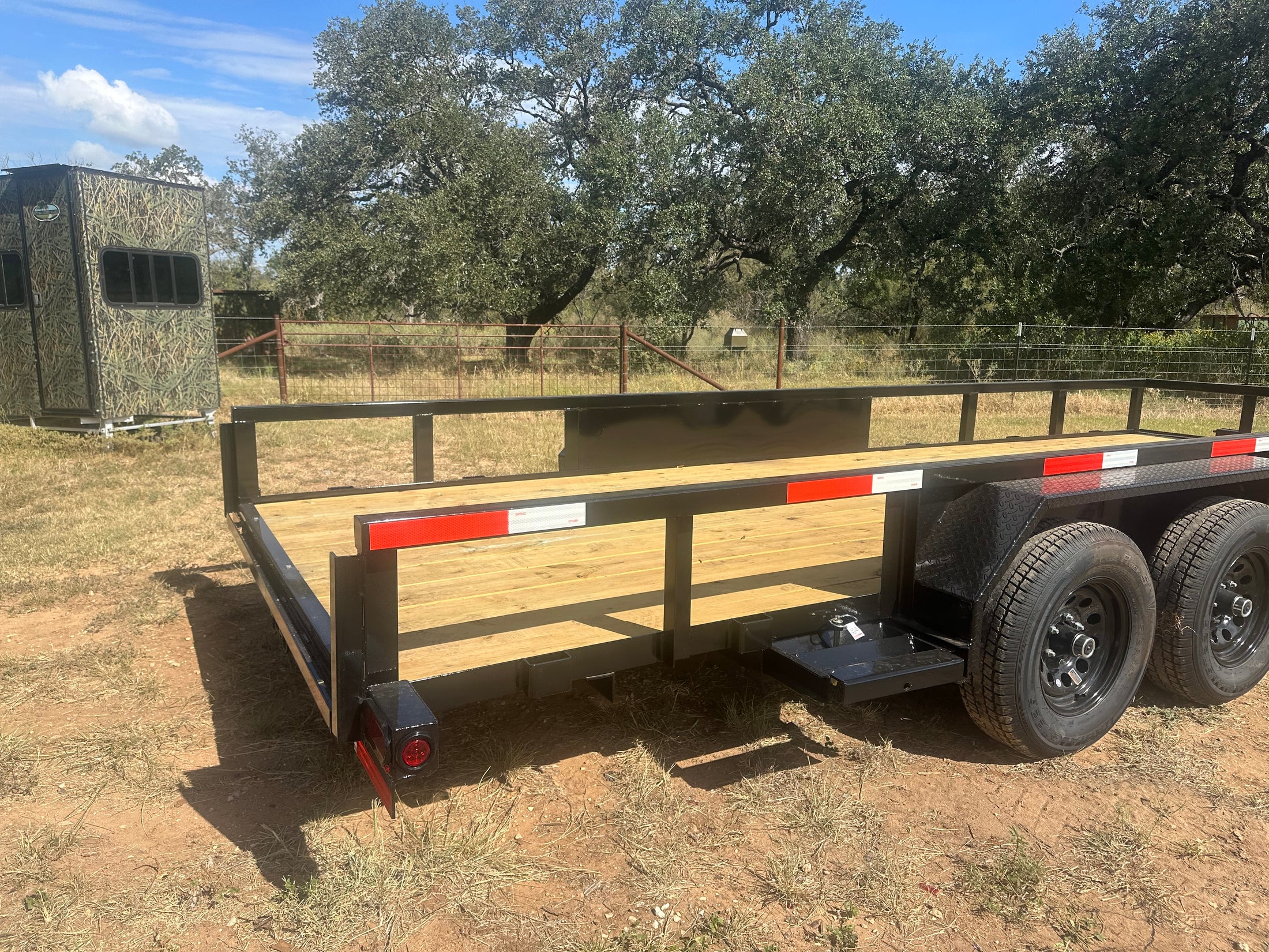 Ranch King 6'10"x20' Tandem Utility 10k RAMPS - 2478