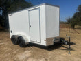Load image into Gallery viewer, Wells Cargo 6'x12' Tandem Cargo - FT612T2-D - WHITE 5321
