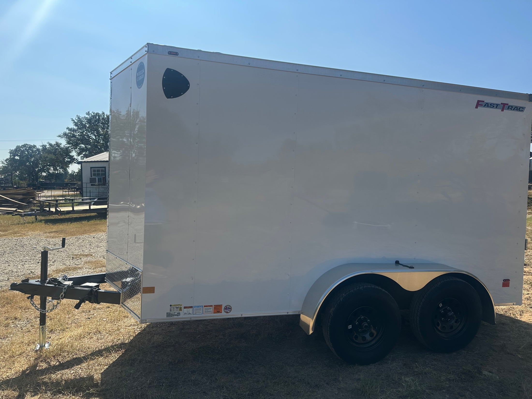 Wells Cargo 6'x12' Tandem Cargo - FT612T2-D - WHITE 5321