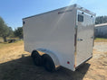 Load image into Gallery viewer, Wells Cargo 6'x12' Tandem Cargo - FT612T2-D - WHITE 5321
