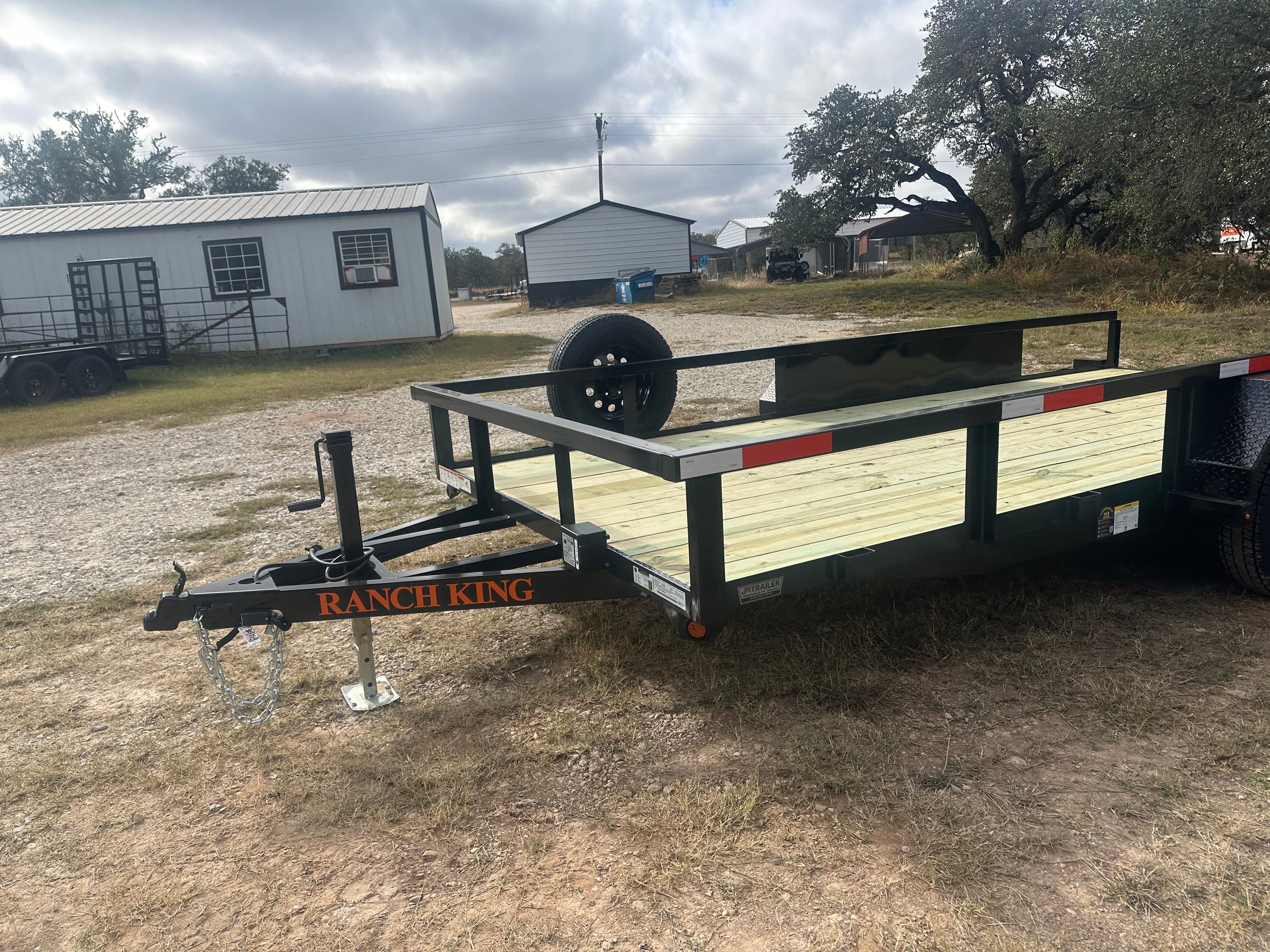 Ranch King 6'10'x16' Tandem Utility Trailer RAMPS - 3131 3133