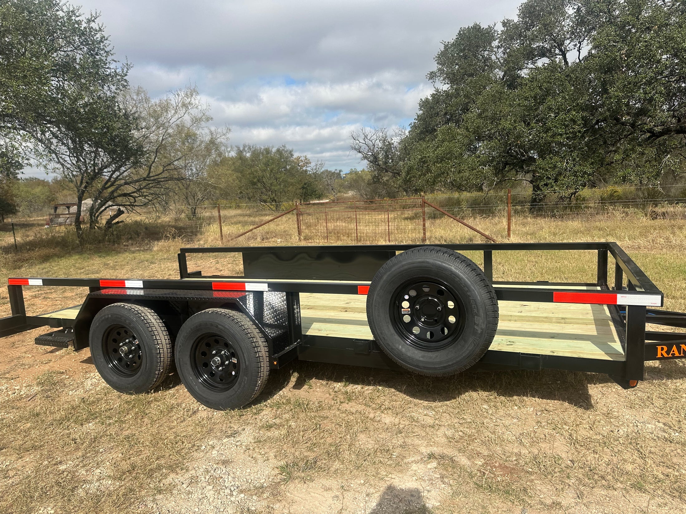 Ranch King 6'10'x16' Tandem Utility Trailer RAMPS - 3131 3133