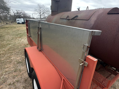 USED BBQ Pit Tandem Trailer