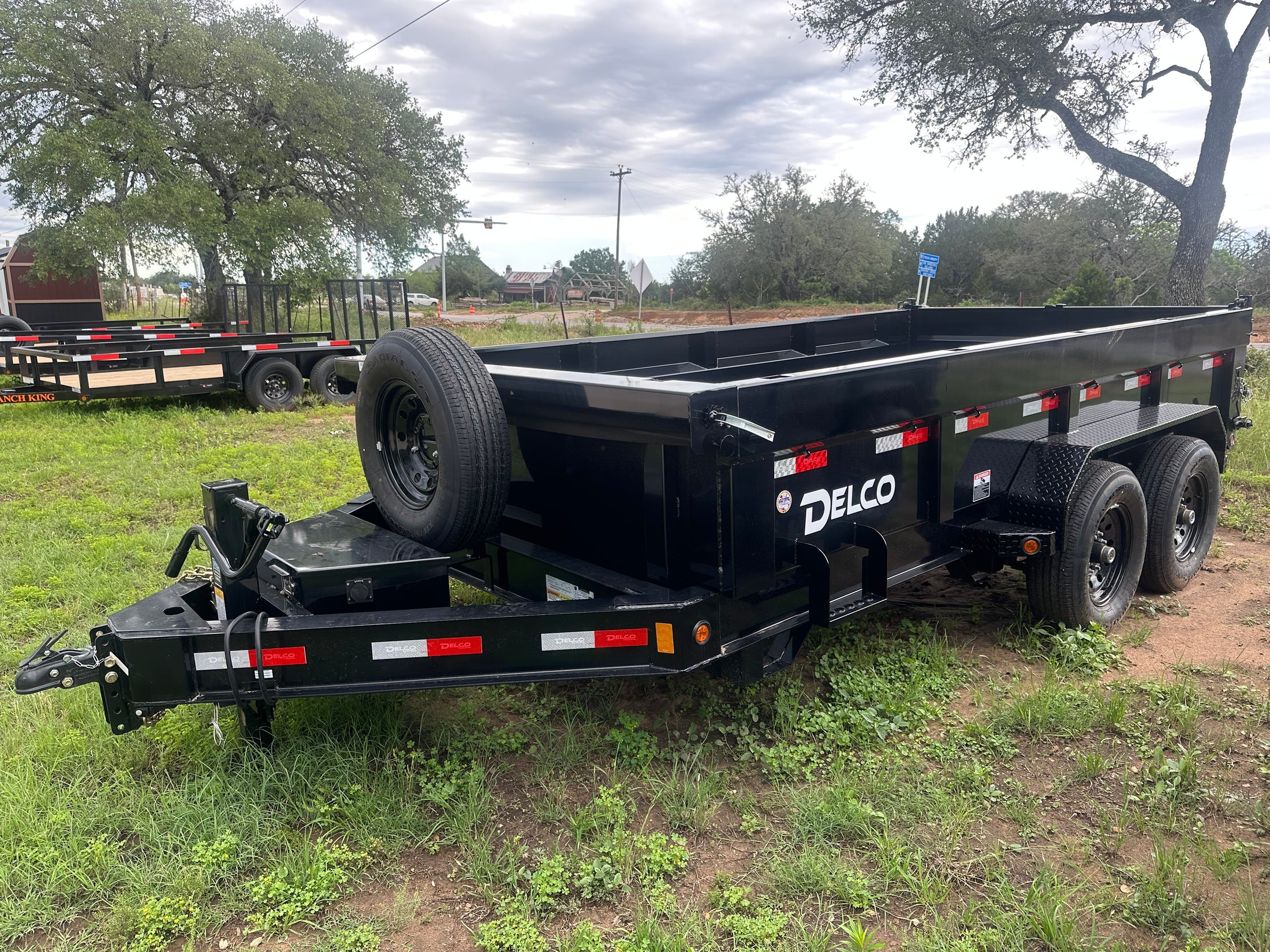 Delco 83"x14' Tandem Dump 14K - 9800