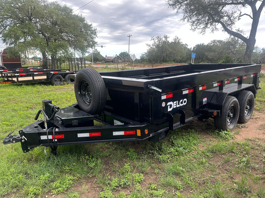 Delco 83"x14' Tandem Dump 14K - 9800