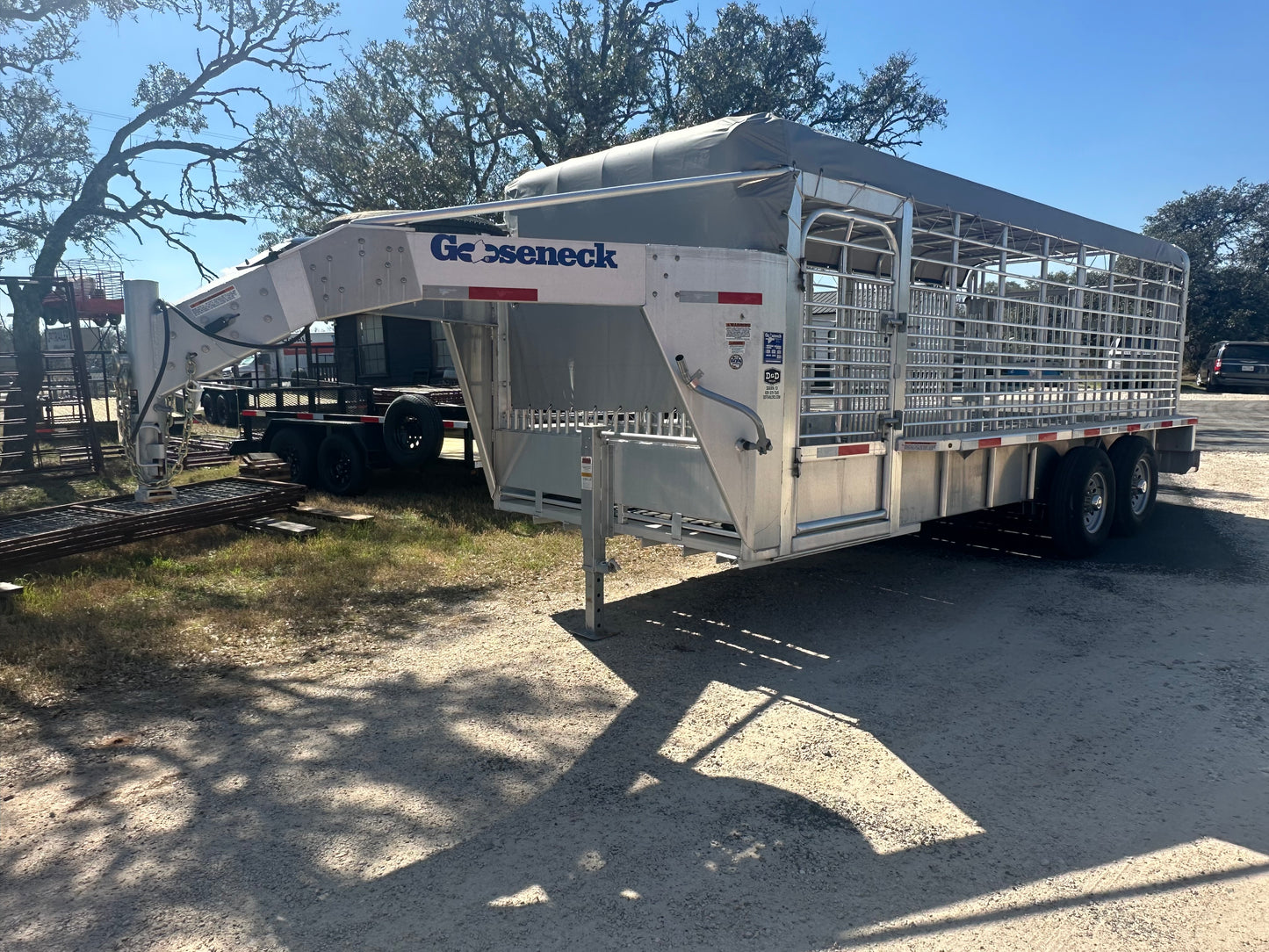 USED 2025 GOOSENECK Gooseneck Livestock 78"x20' ALUMINUM - 0714
