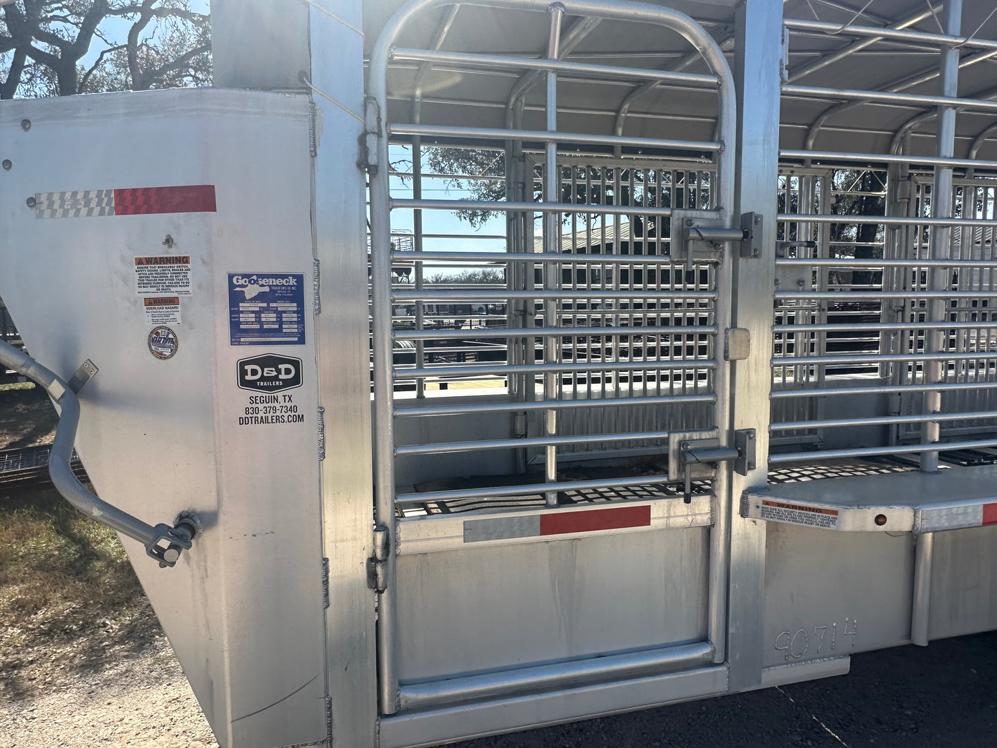 USED 2025 GOOSENECK Gooseneck Livestock 78"x20' ALUMINUM - 0714