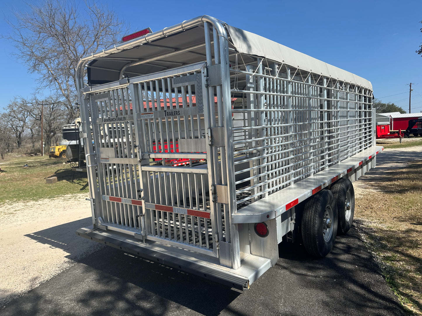 USED 2025 GOOSENECK Gooseneck Livestock 78"x20' ALUMINUM - 0714