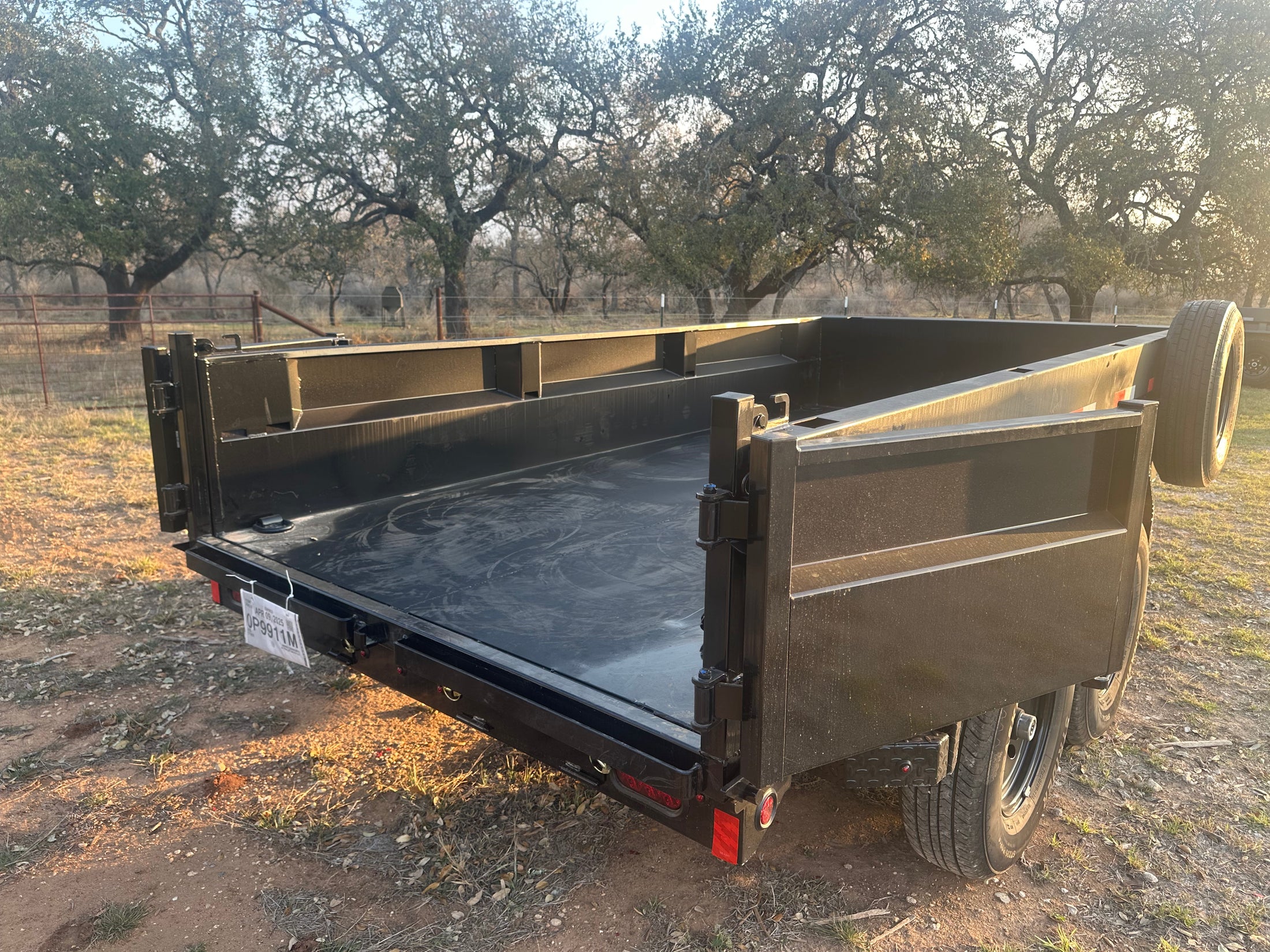 Delco Dump 72&quot;x12' Dump GREY - 9219 ORDER Delco