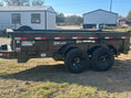 Load image into Gallery viewer, Delco Dump 72"x12' Tandem Axle Dump Trailer ARMY GREEN - 0822
