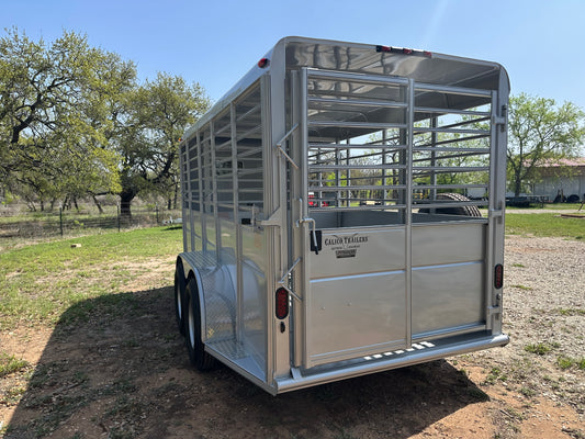 Calico 6x16x6'6" Livestock Trailer SILVER - 0027