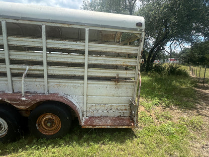 USED Homemade 6'X20' Gooseneck Livestock -HMMD
