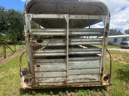 USED Homemade 6'X20' Gooseneck Livestock -HMMD