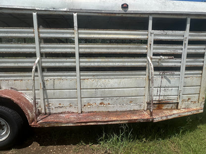 USED Homemade 6'X20' Gooseneck Livestock -HMMD
