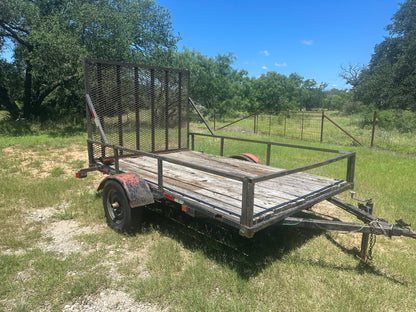 USED 2002 6'x10' Single Axle Utility Trailer GATE - HMMD