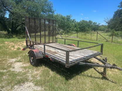 USED 2002 6'x10' Single Axle Utility Trailer GATE - HMMD