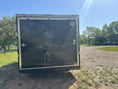 Load image into Gallery viewer, Wells Cargo 102"x16'x7' Tandem Cargo- BLACK - 8606
