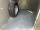 USED 2015 CM 6x14 Silver 2 Horse Slant Bumper Trailer- 4479