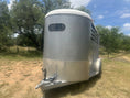 Load image into Gallery viewer, USED 2015 CM 6x14 Silver 2 Horse Slant Bumper Trailer- 4479
