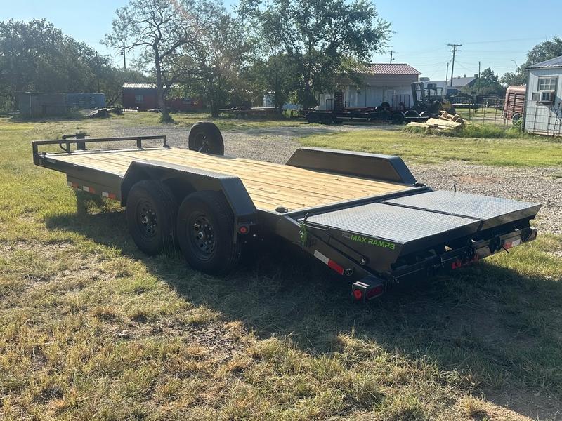 LoadTrail 83"x20' Tandem Carhauler Grey Max Ramps - 8602