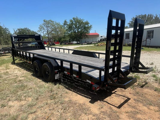 Loadtrail 83"x24' Gooseneck Carhauler w Rails 14k - 0113