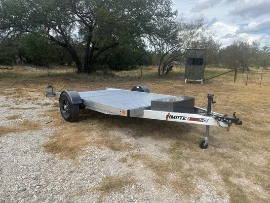 SALE Timpte -78"x12' Power Tilt Aluminum Singe Axle Carhauler - 2278