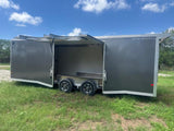 Alcom EZ Haul 102"x24' Tandem Cargo CHARCOAL - 2476 - J4 Trailer