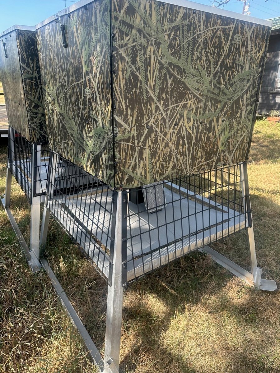 Bitter Creek Stand & Fill Corn Feeder 600lb - J4 Trailer