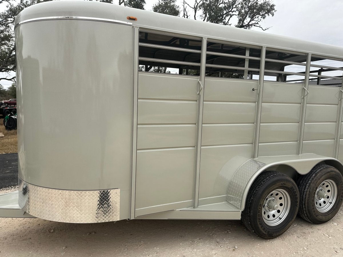 Calico 6'x16'x6'6" Livestock Tandem Axle 7K Trailer PUEBLO GOLD -1053 - J4 Trailer