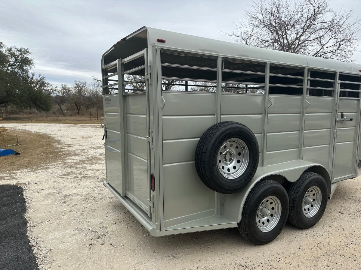 Calico 6'x16'x6'6" Livestock Tandem Axle 7K Trailer PUEBLO GOLD -1053 - J4 Trailer