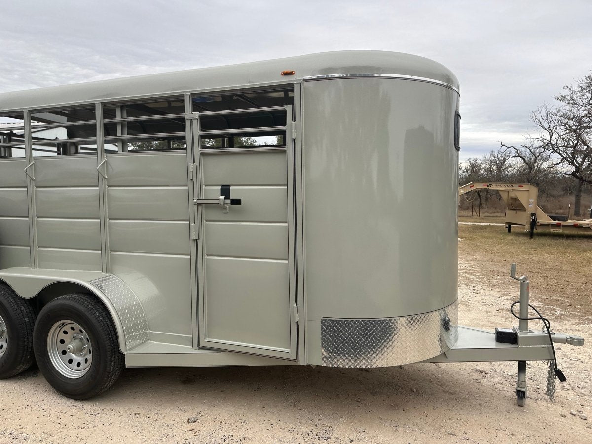 Calico 6'x16'x6'6" Livestock Tandem Axle 7K Trailer PUEBLO GOLD -1053 - J4 Trailer