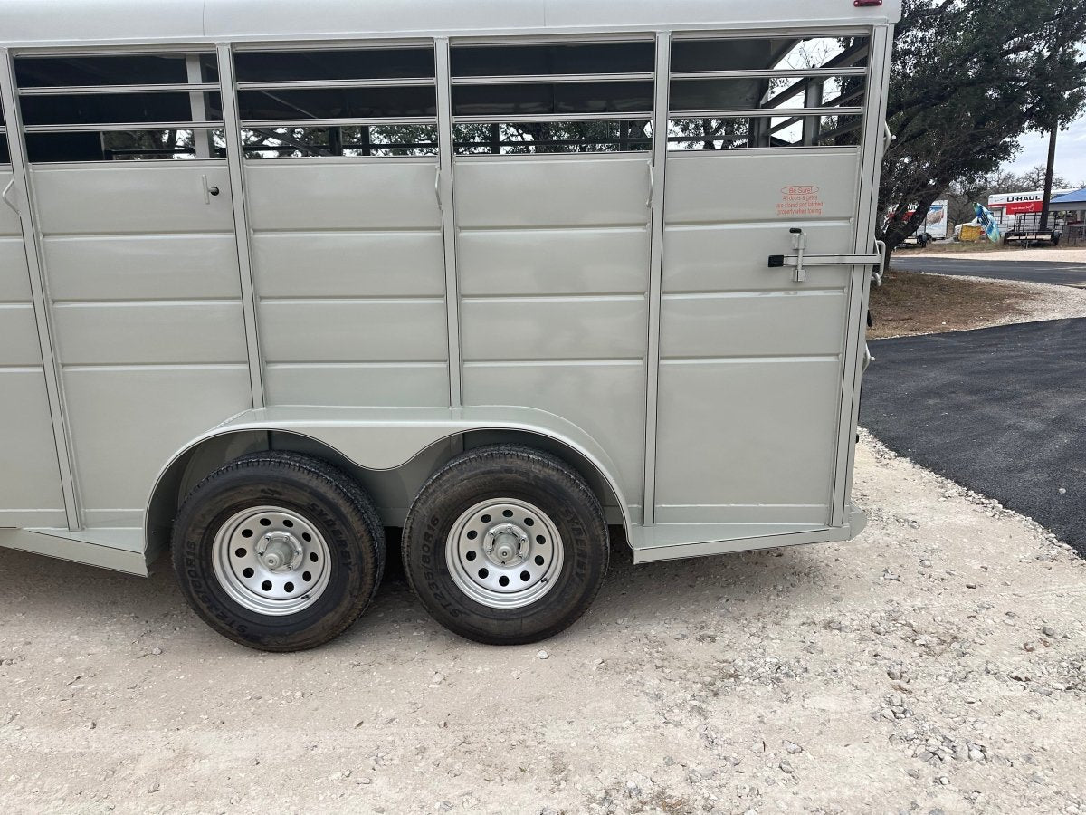 Calico 6'x16'x6'6" Livestock Tandem Axle 7K Trailer PUEBLO GOLD -1053 - J4 Trailer